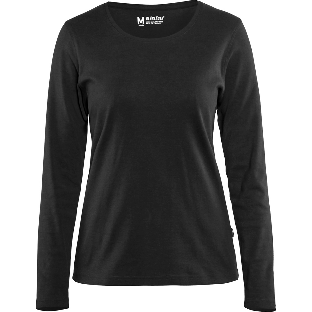 Blaklader Women's Long Sleeve T-Shirt, Black