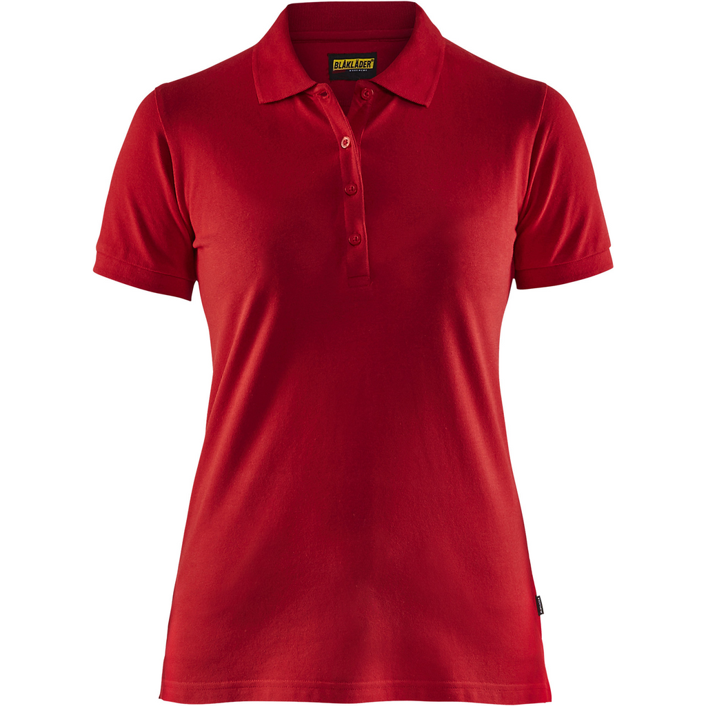 Blaklader Ladies Polo Shirt, Red