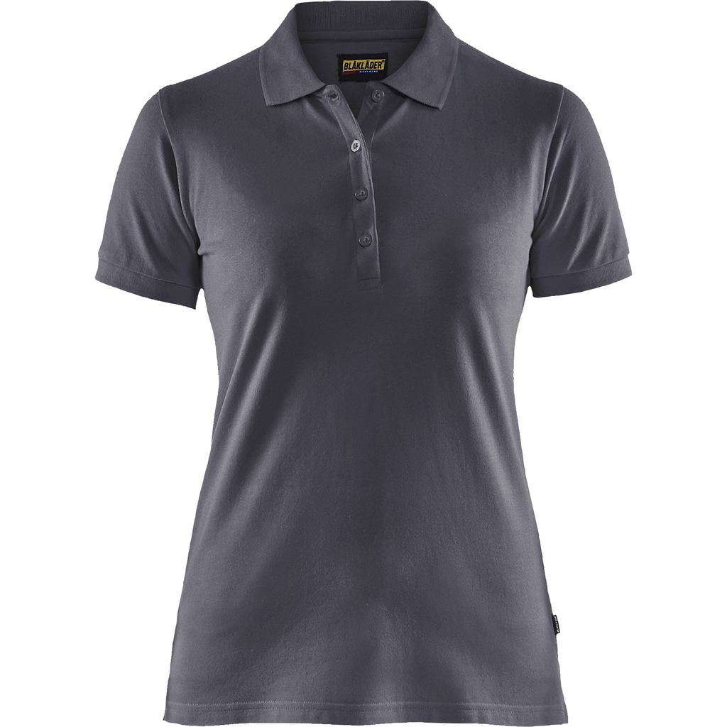 Blaklader Women's Polo Shirt, Medium Grey