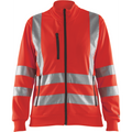 Blaklader High Vis Ladies Sweatshirt, Red