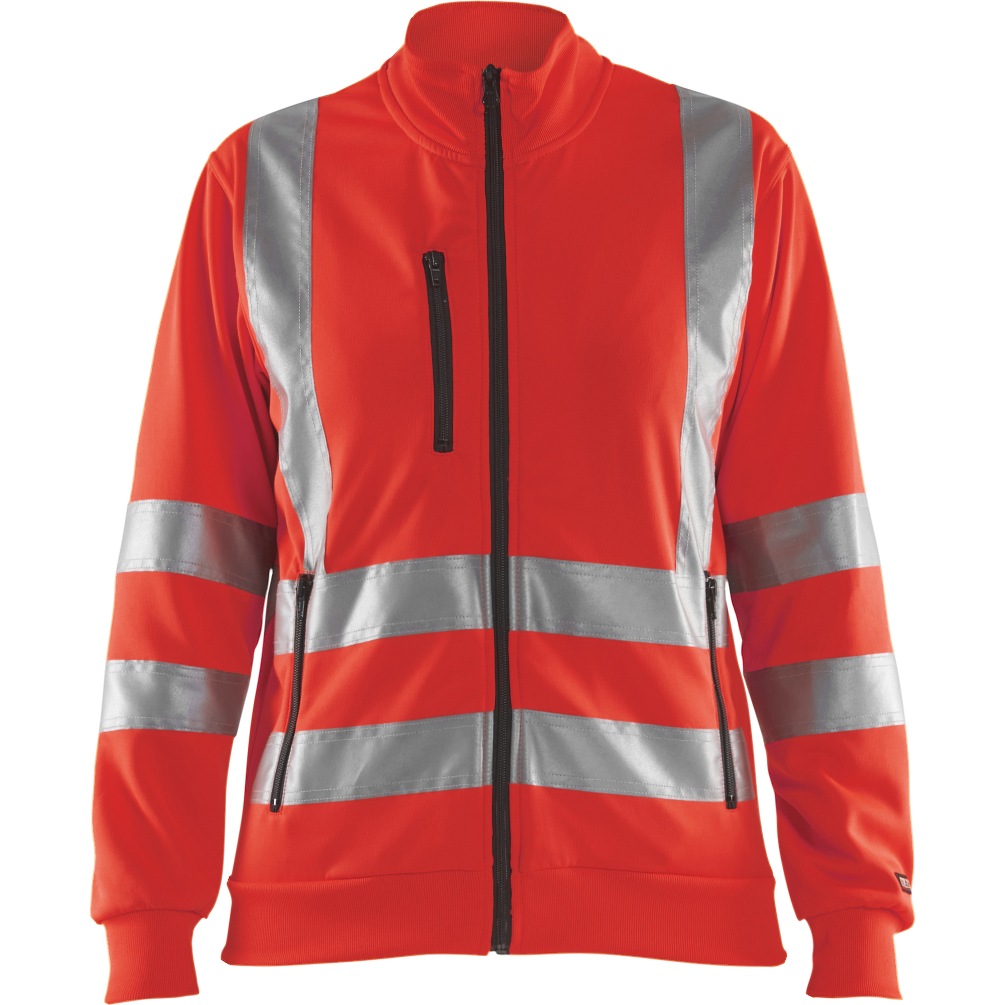 Blaklader High Vis Ladies Sweatshirt, Red