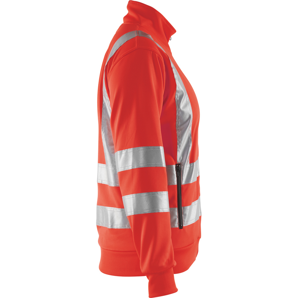 Blaklader High Vis Ladies Sweatshirt, Red (2)