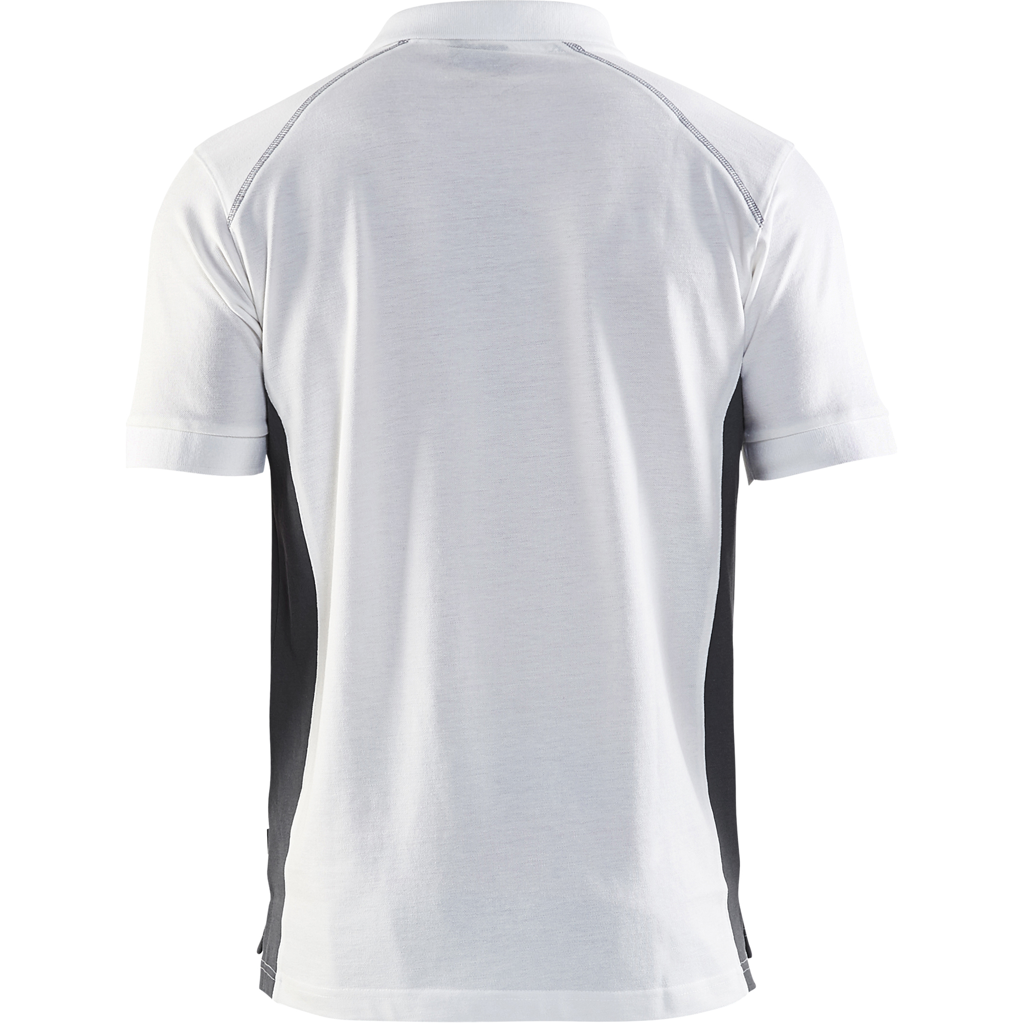 Blaklader Polo Shirt, White/Dark Grey (4)