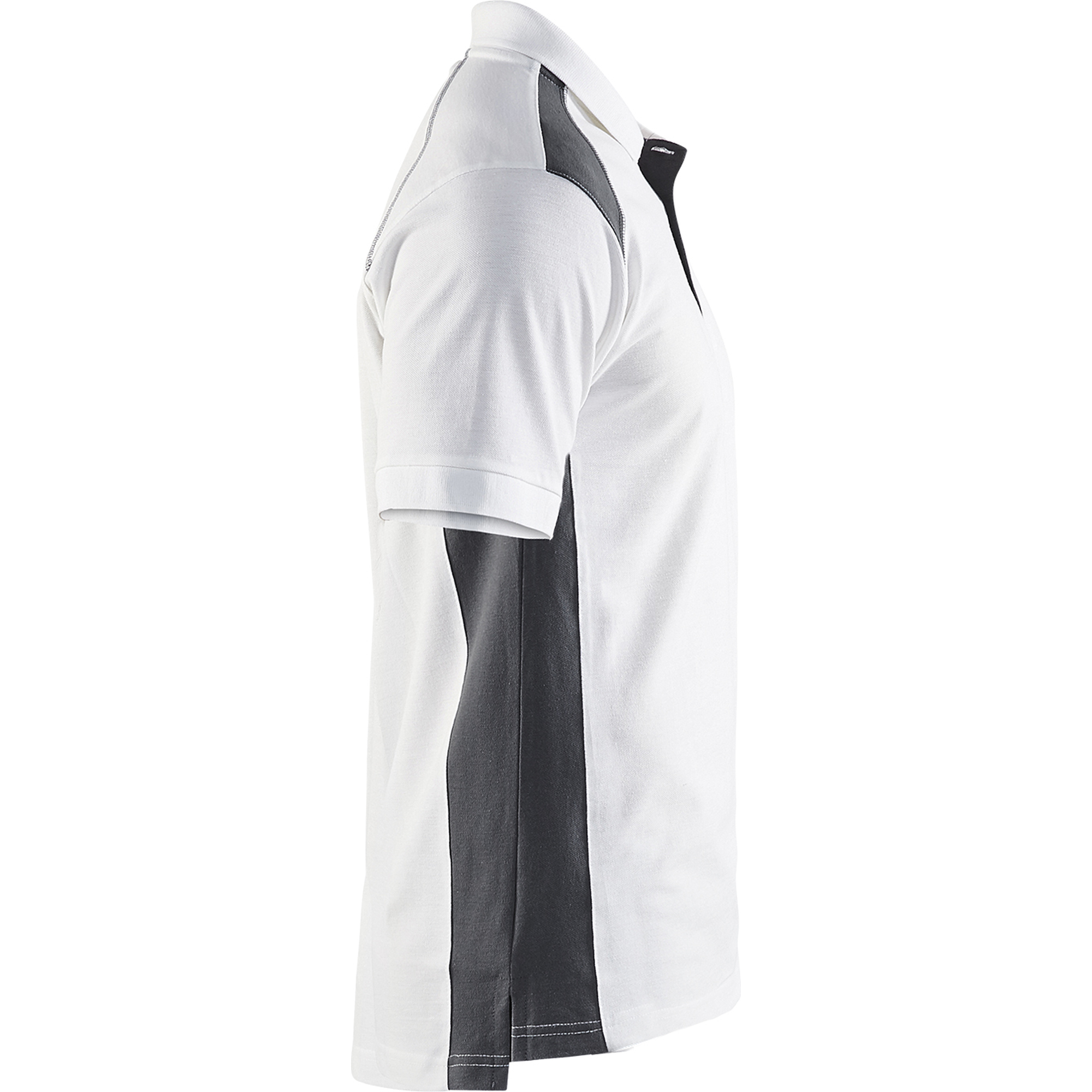 Blaklader Polo Shirt, White/Dark Grey (2)