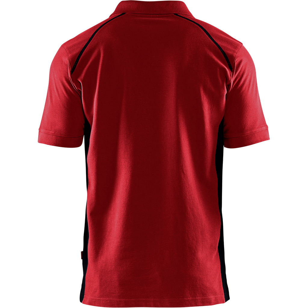 Blaklader Polo Shirt, Red/Black (4)