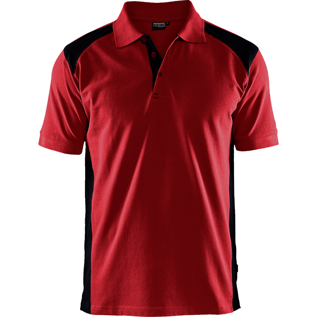 Blaklader Polo Shirt, Red/Black