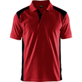 Blaklader Polo Shirt, Red/Black