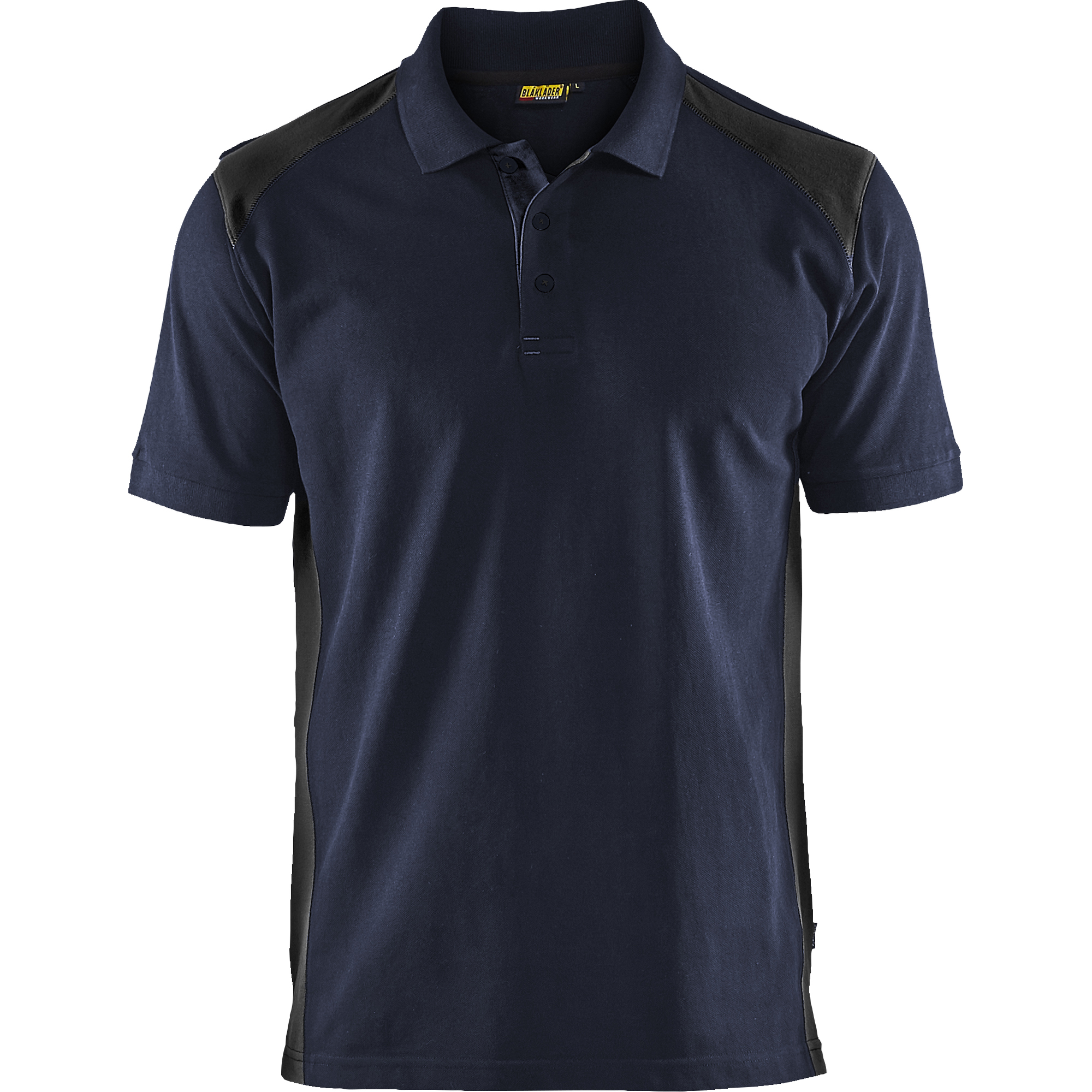 Blaklader Polo Shirt, Dark Navy/Black