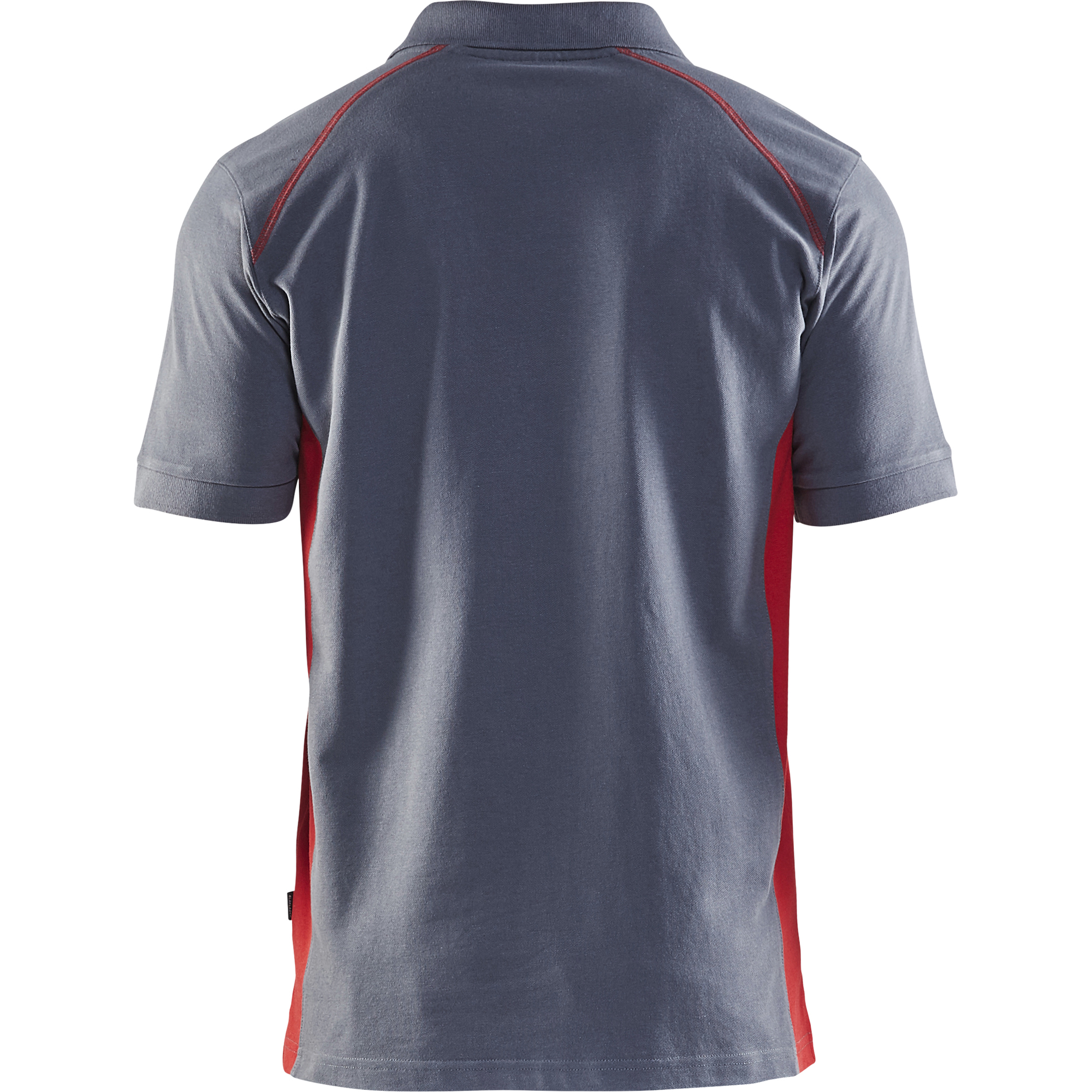 Blaklader Polo Shirt, Grey/Red (4)