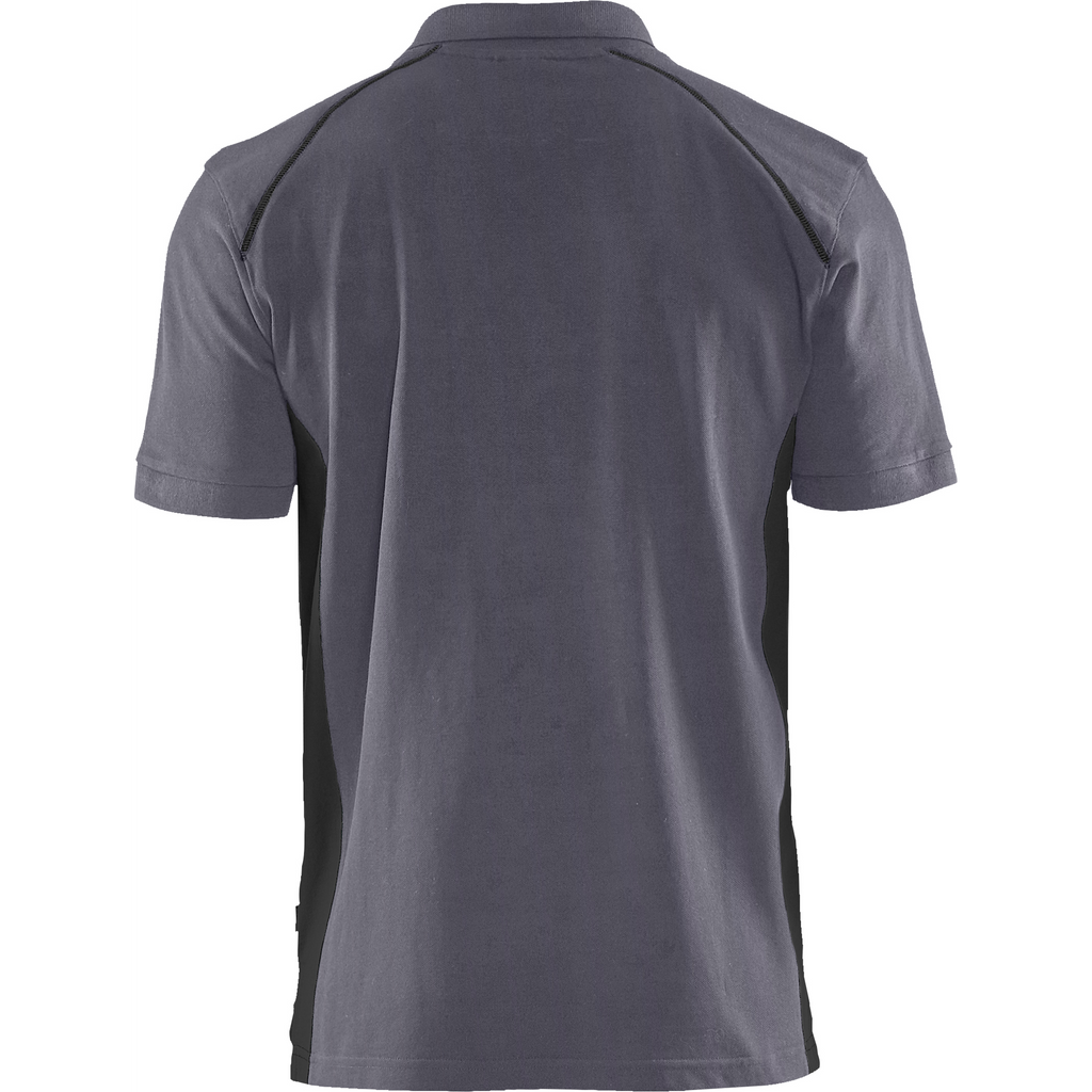 Blaklader Polo Shirt, Medium Grey/Black (4)
