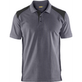 Blaklader Polo Shirt, Medium Grey/Black
