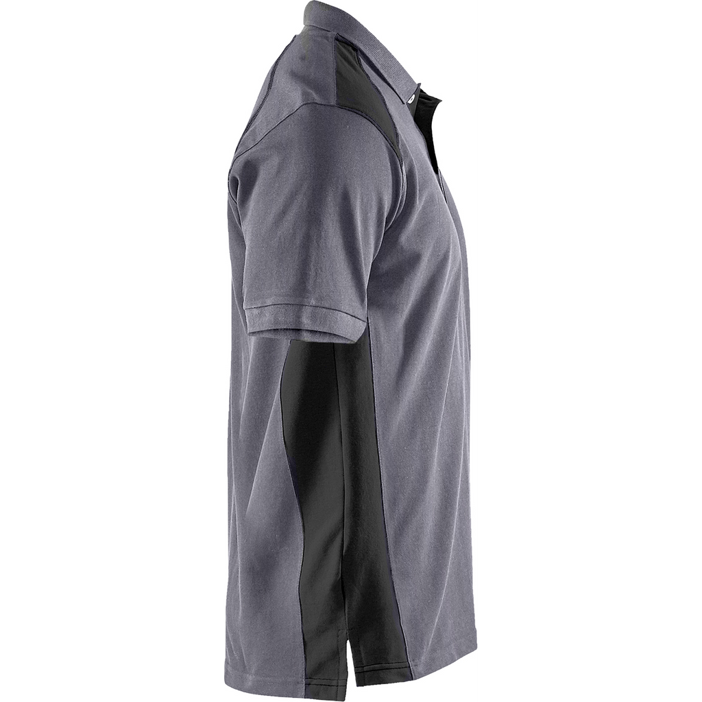 Blaklader Polo Shirt, Medium Grey/Black (2)