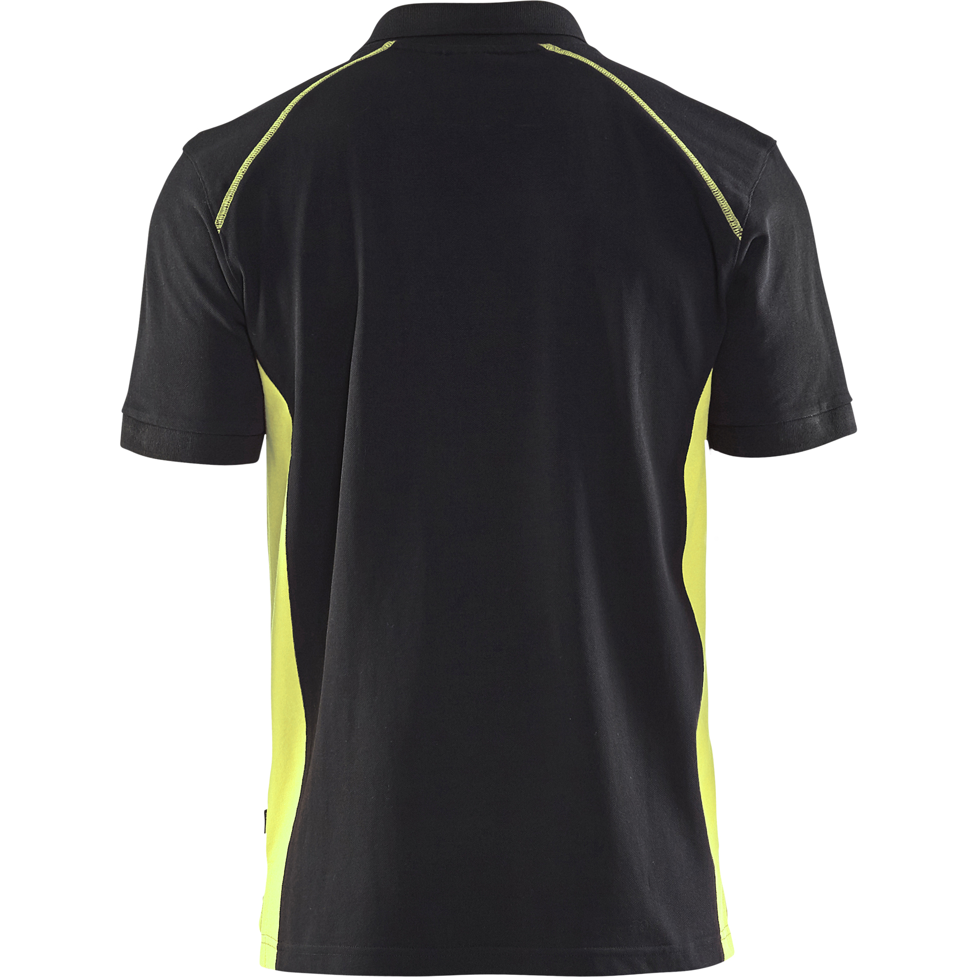 Blaklader Polo Shirt, Black/Yellow (4)