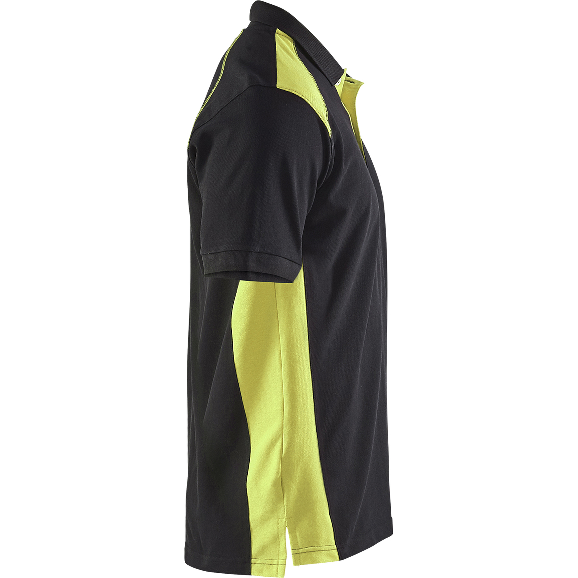 Blaklader Polo Shirt, Black/Yellow (2)