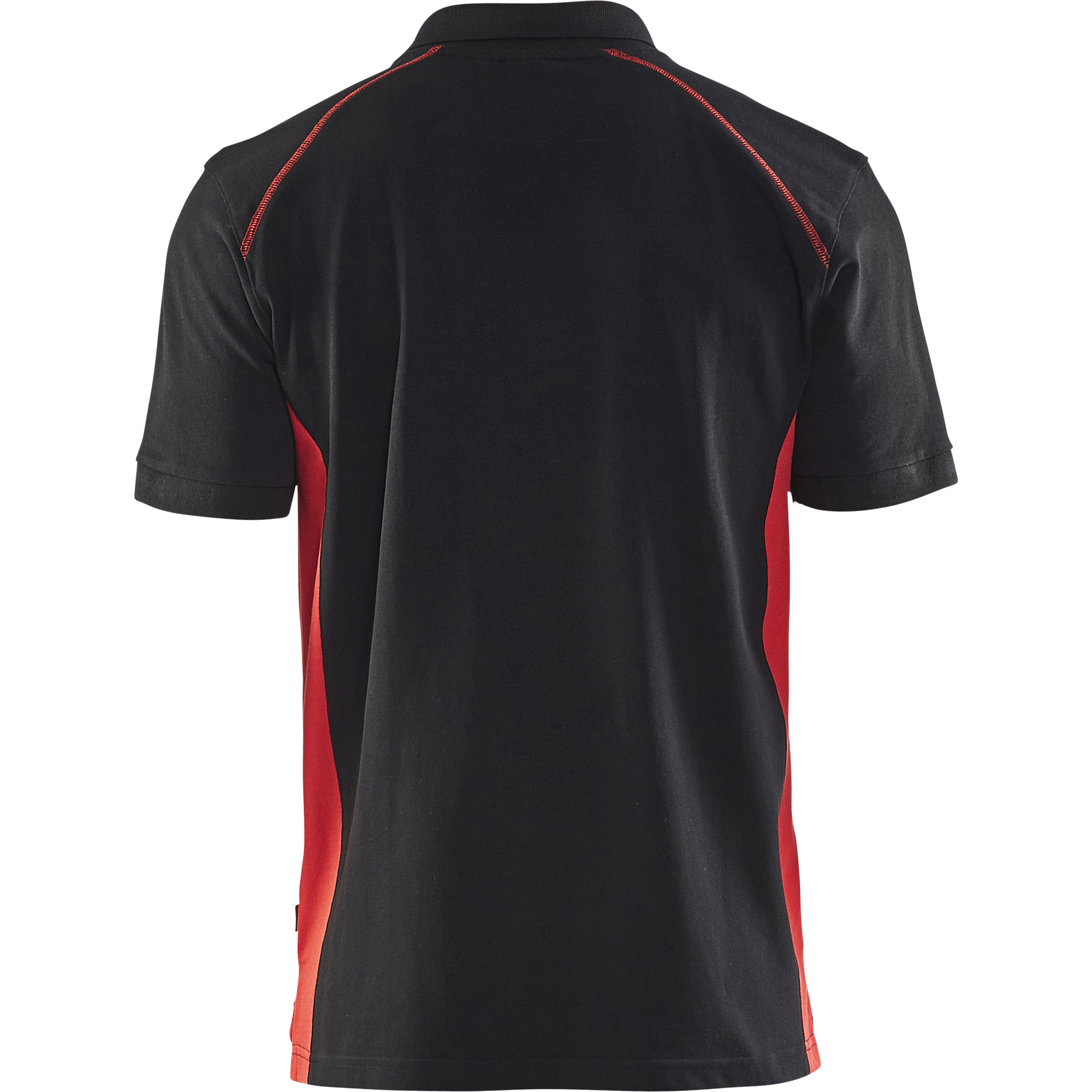 Blaklader Polo Shirt, Black/Red (4)