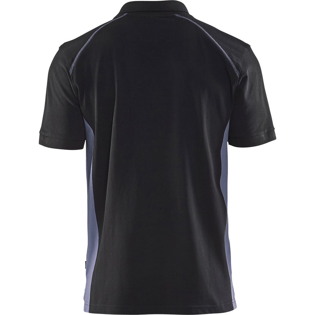 Blaklader Polo Shirt, Black/Grey (4)