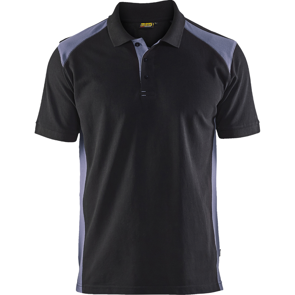 Blaklader Polo Shirt, Black/Grey