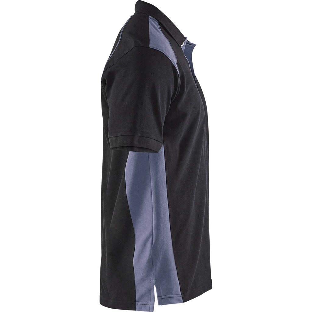 Blaklader Polo Shirt, Black/Grey (2)