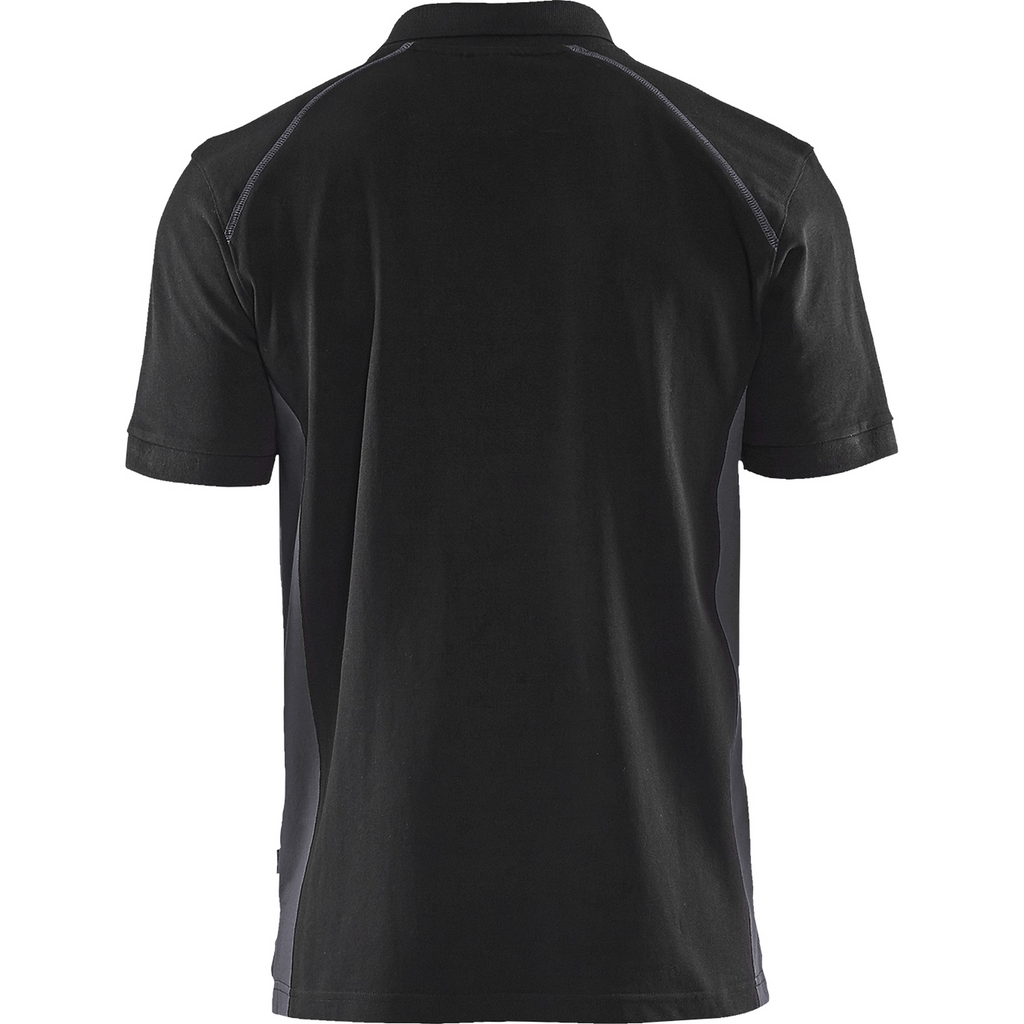 Blaklader Polo Shirt, Black/Medium Grey (4)