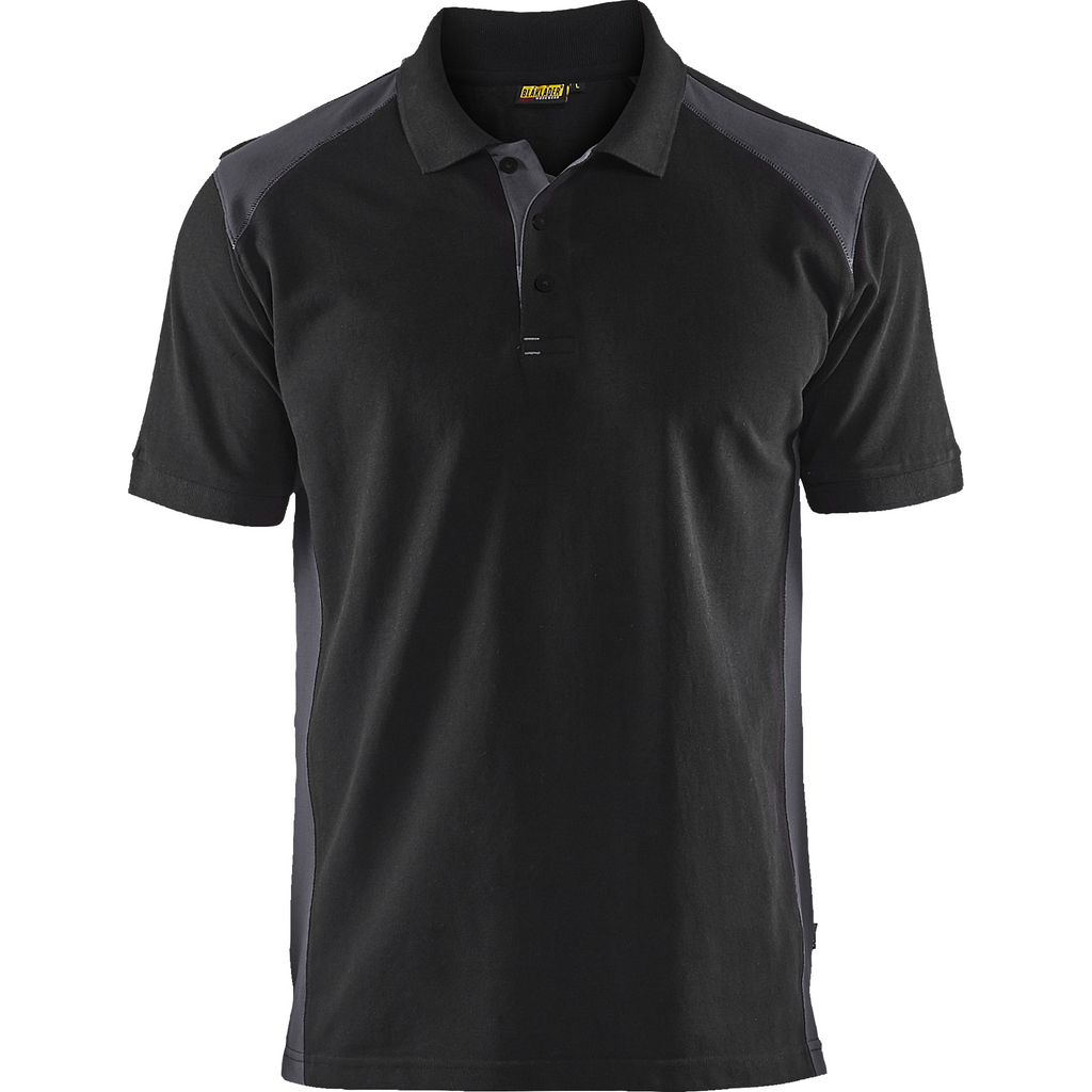 Blaklader Polo Shirt, Black/Medium Grey