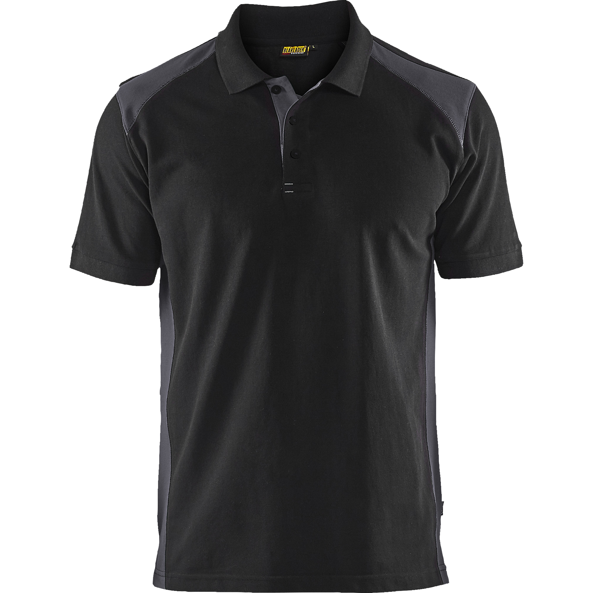 Blaklader Polo Shirt, Black/Medium Grey