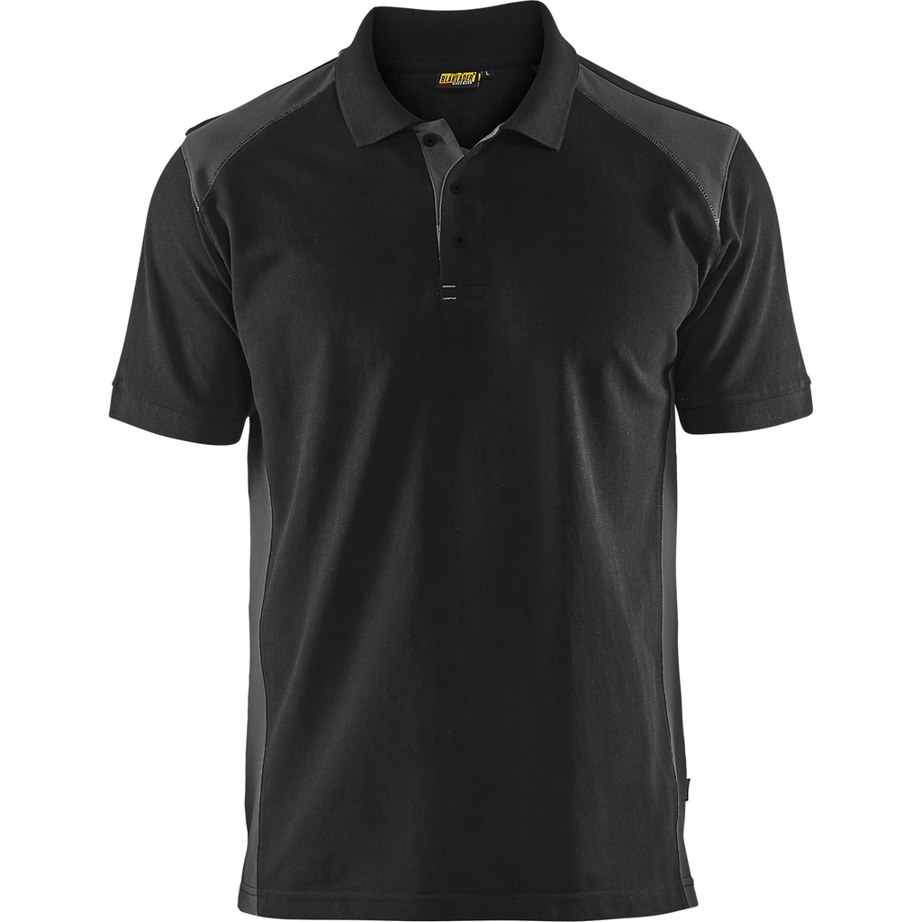 Blaklader Polo Shirt, Black/Dark Grey