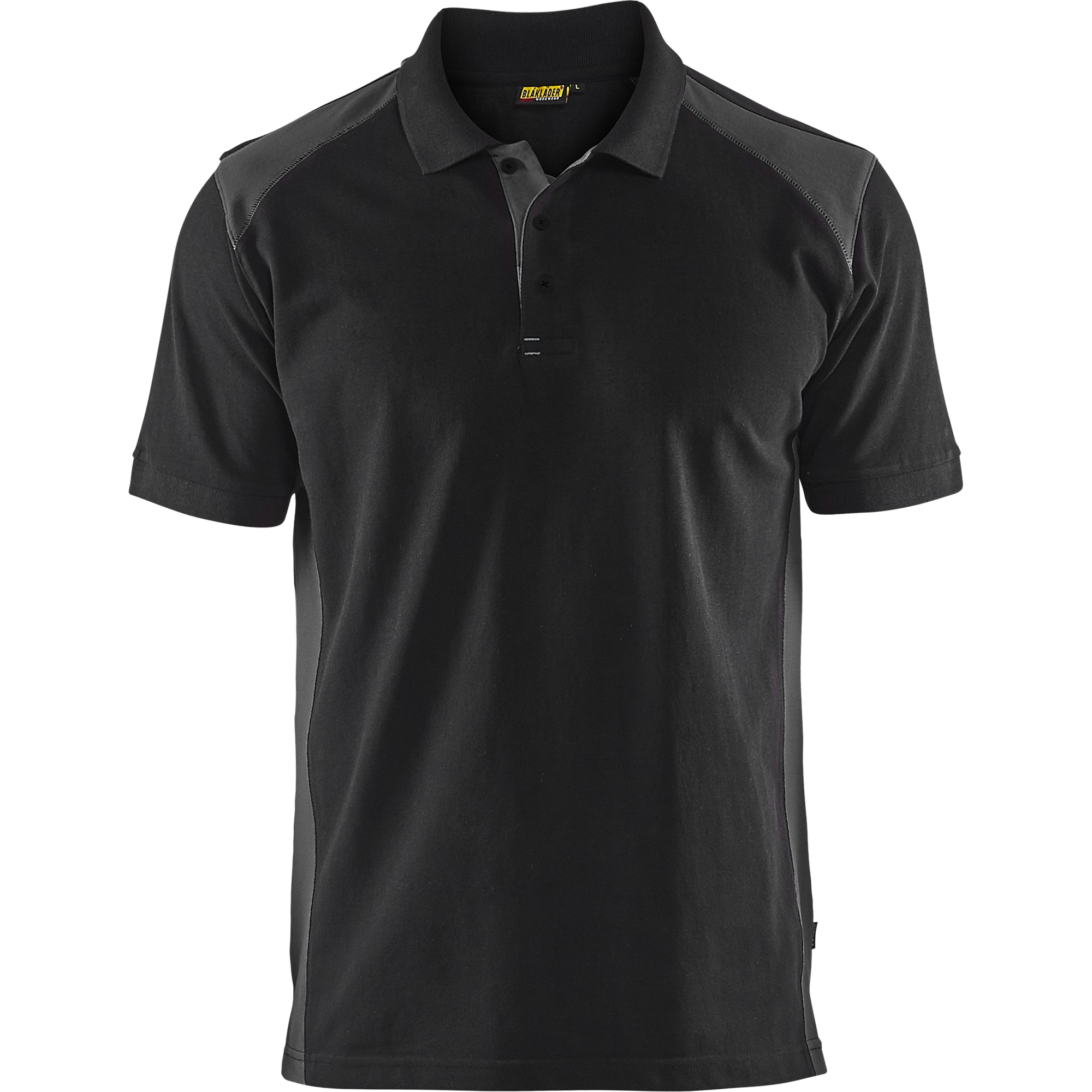 Blaklader Polo Shirt, Black/Dark Grey