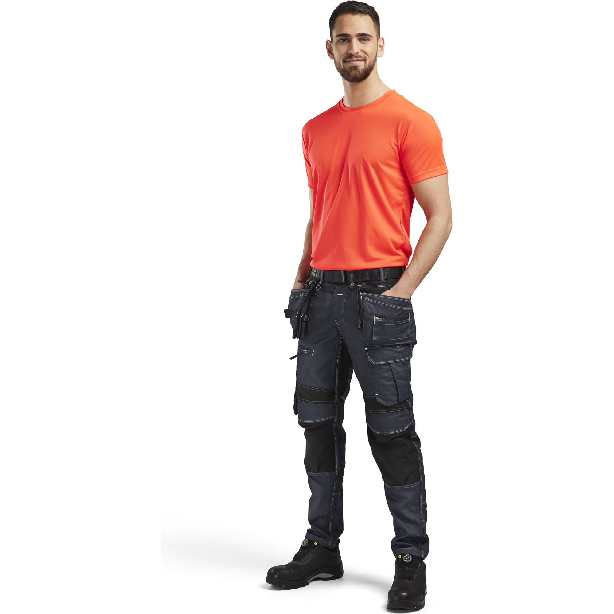 Blaklader Functional UV Protection T-Shirt, Signal Red (4)