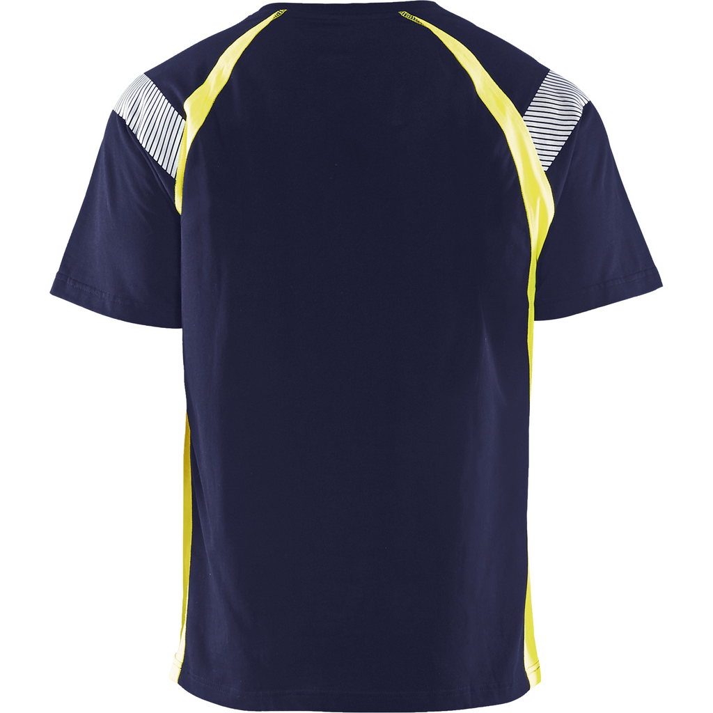Blaklader T-Shirt, Navy/Yellow (4)