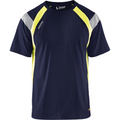 Blaklader T-Shirt, Navy/Yellow