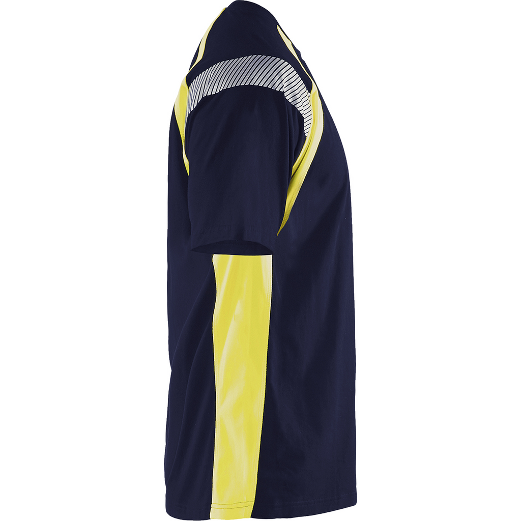 Blaklader T-Shirt, Navy/Yellow (2)
