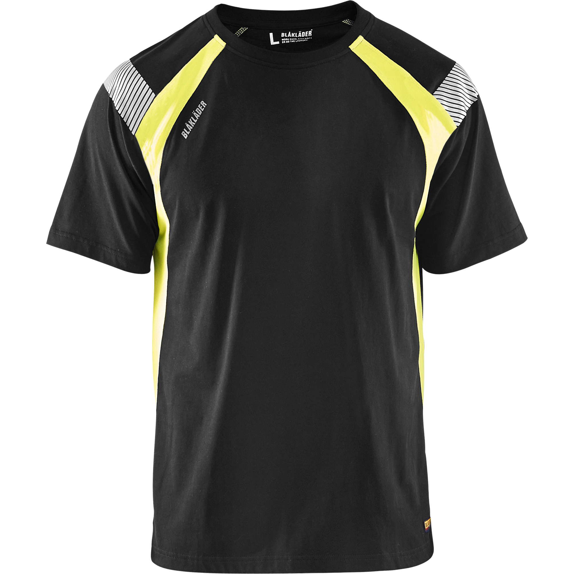 Blaklader T-Shirt, Black/Yellow