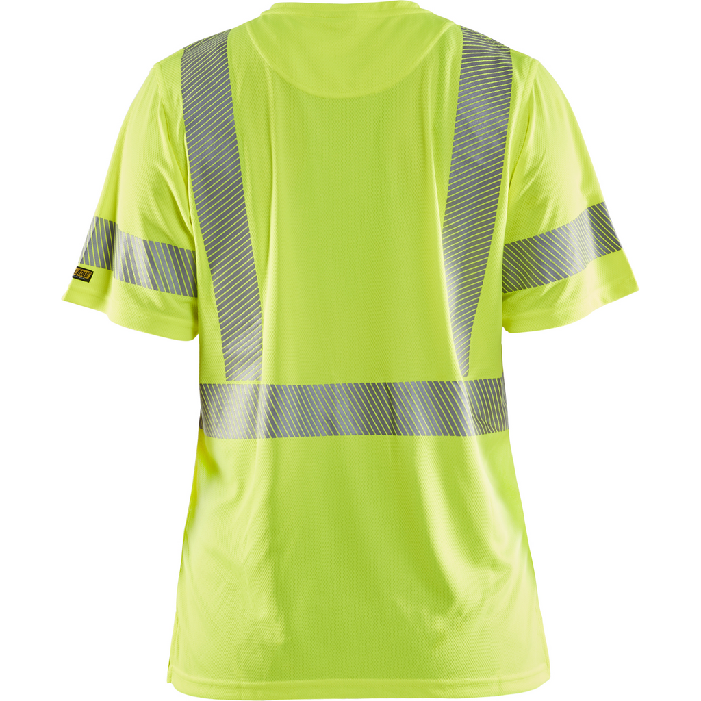 Blaklader High Vis Women's UV Protection T-Shirt, Yellow (4)