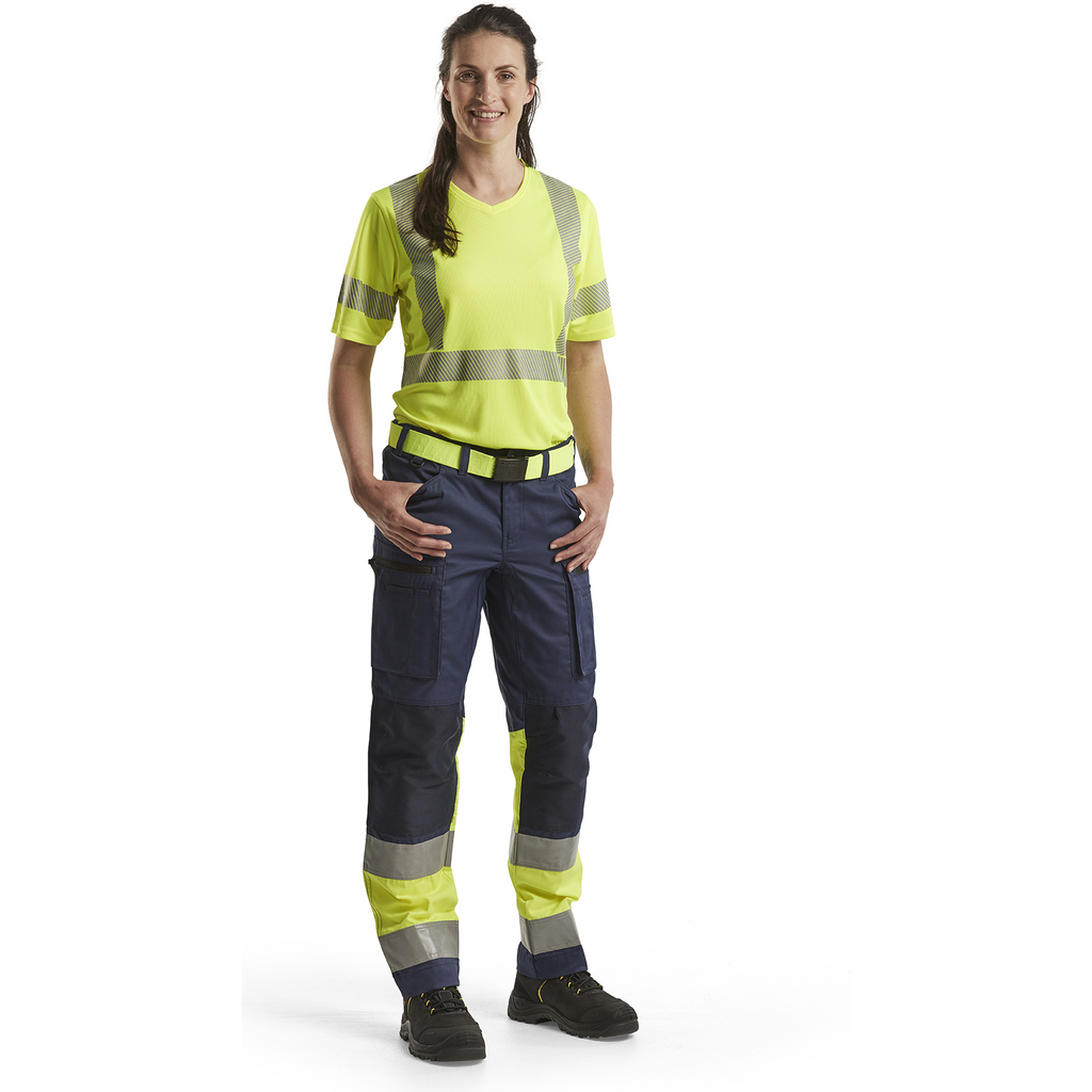 Blaklader High Vis Women's UV Protection T-Shirt, Yellow (5)
