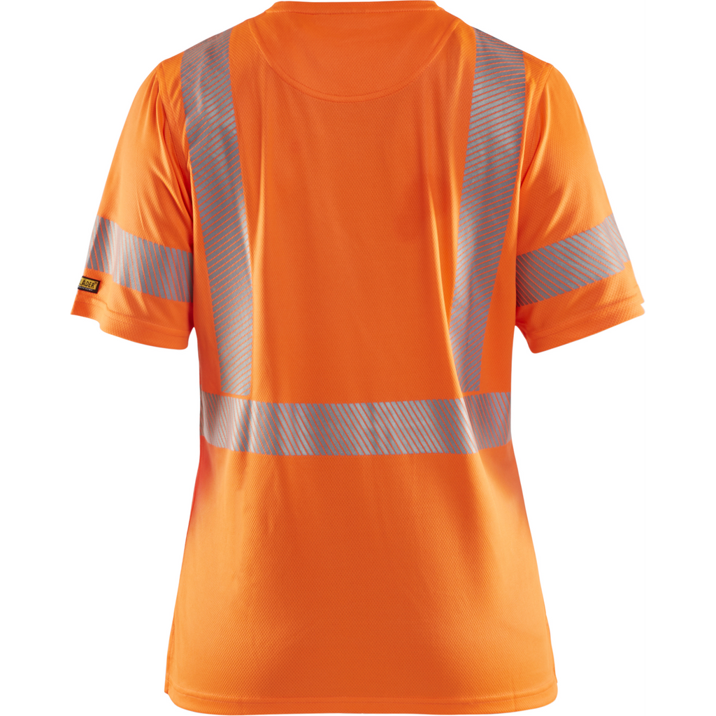 Blaklader High Vis Women's UV Protection T-Shirt, Orange (4)