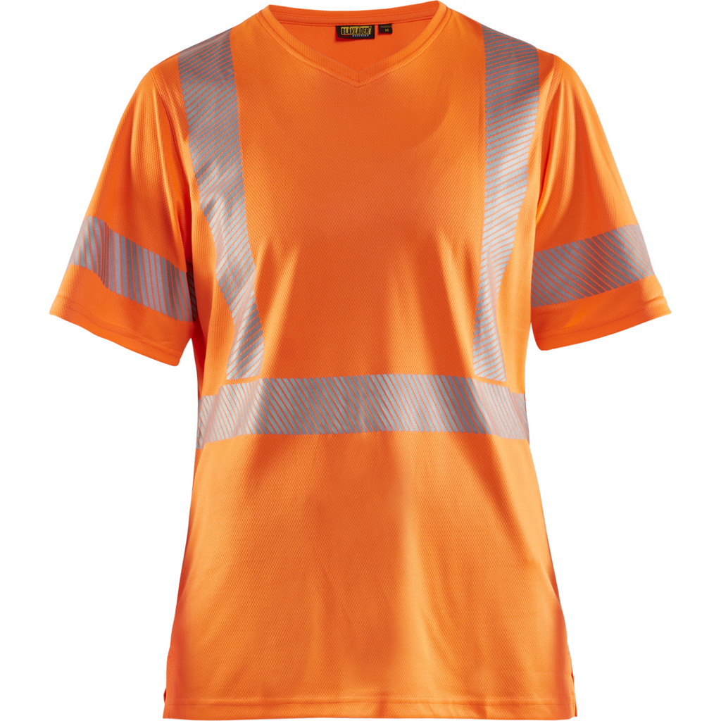 Blaklader High Vis Women's UV Protection T-Shirt, Orange