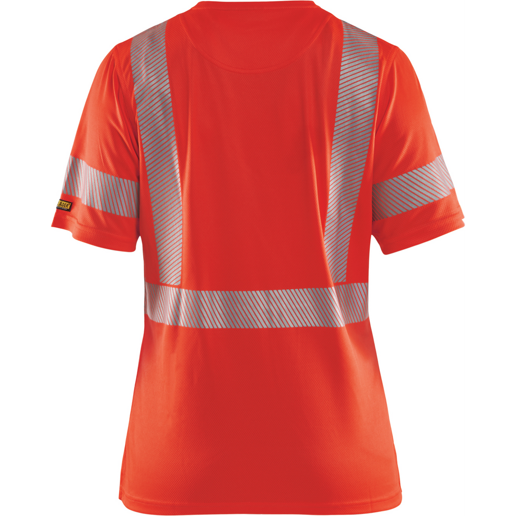 Blaklader High Vis Ladies' UV Protection T-Shirt, Red (4)