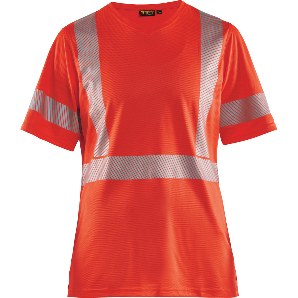 Blaklader High Vis Ladies' UV Protection T-Shirt, Red