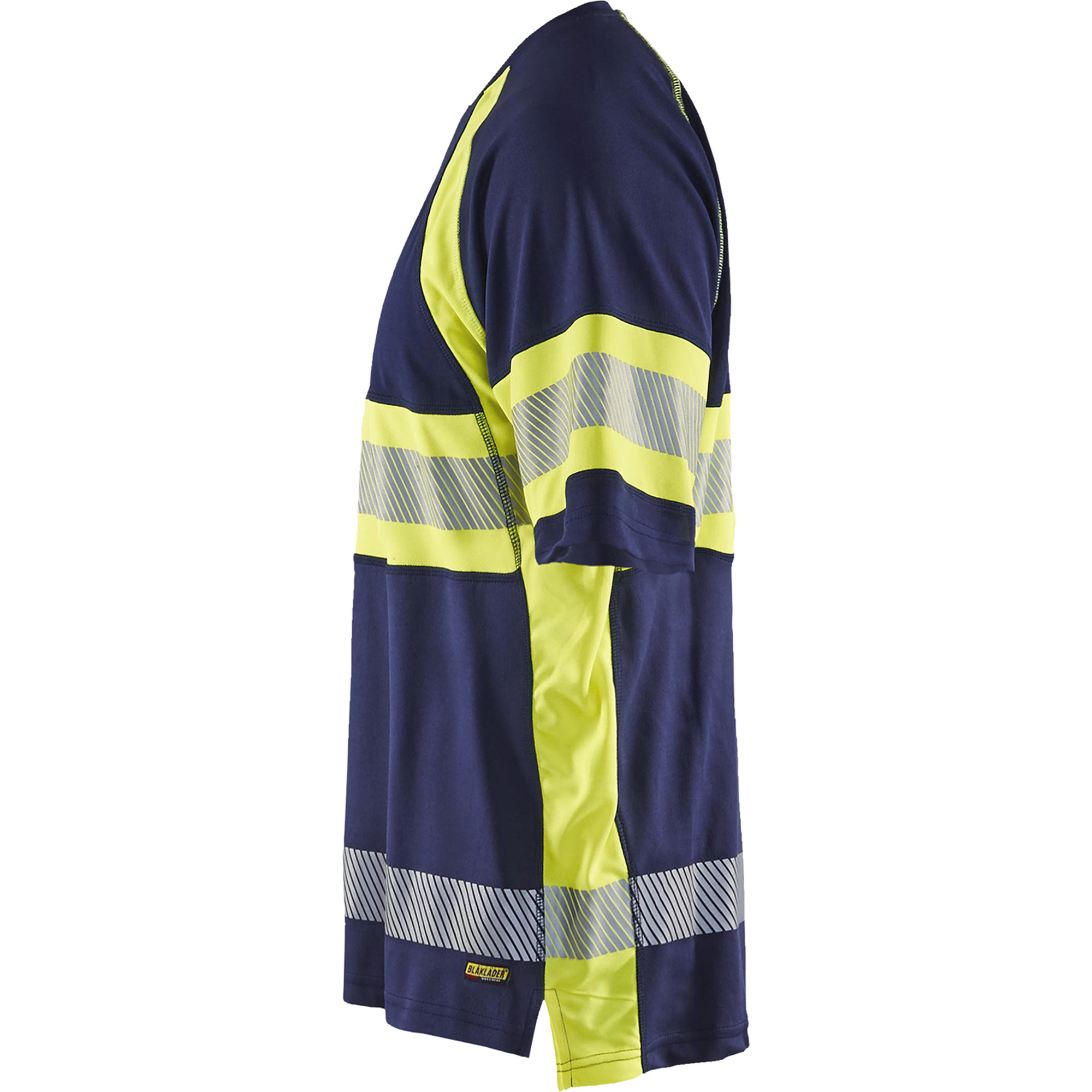 Blaklader High Vis UV Protection T-Shirt, Navy Blue/ Yellow (3)