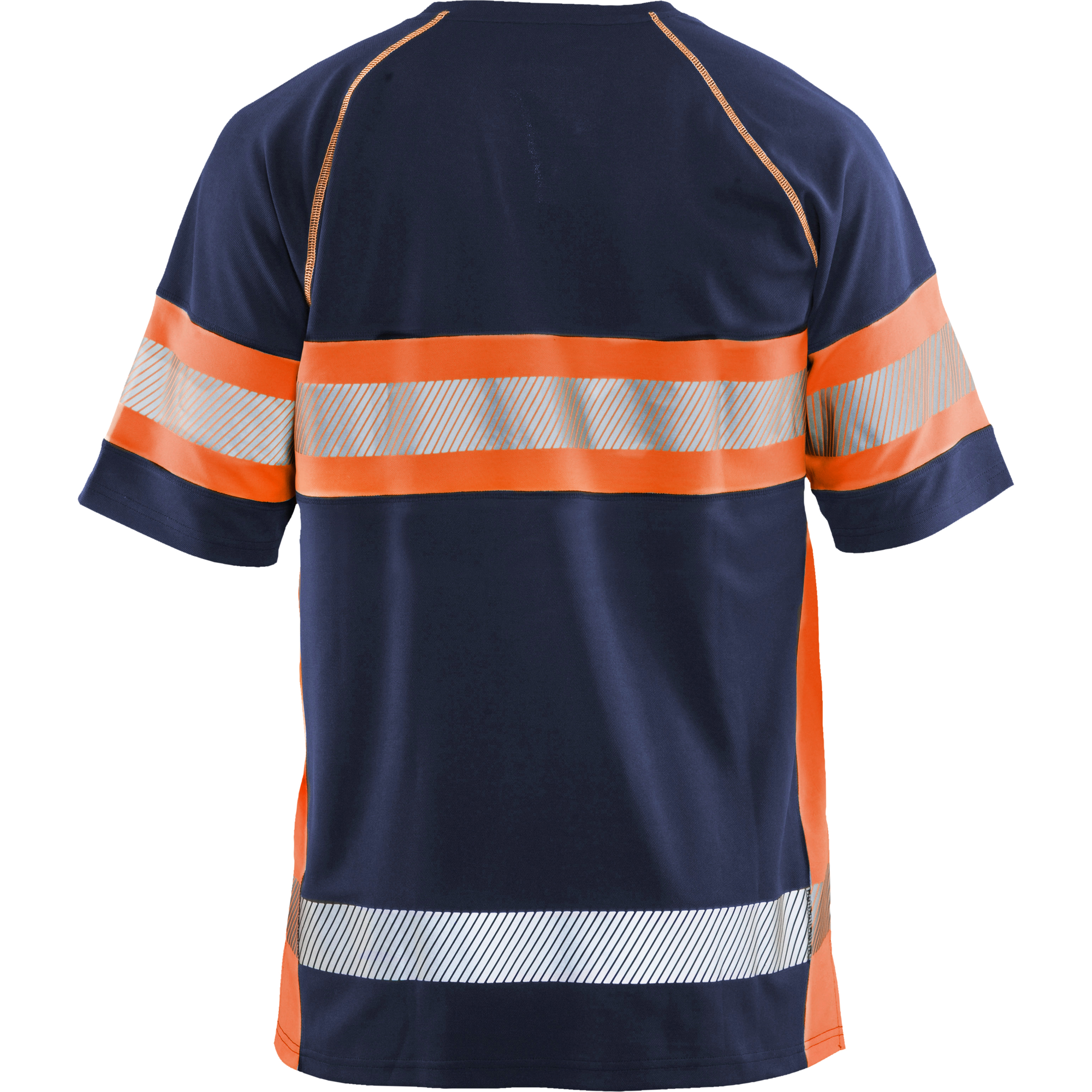 Blaklader High Vis UV Protection T-Shirt, Navy/Orange (4)