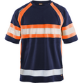 Blaklader High Vis UV Protection T-Shirt, Navy/Orange