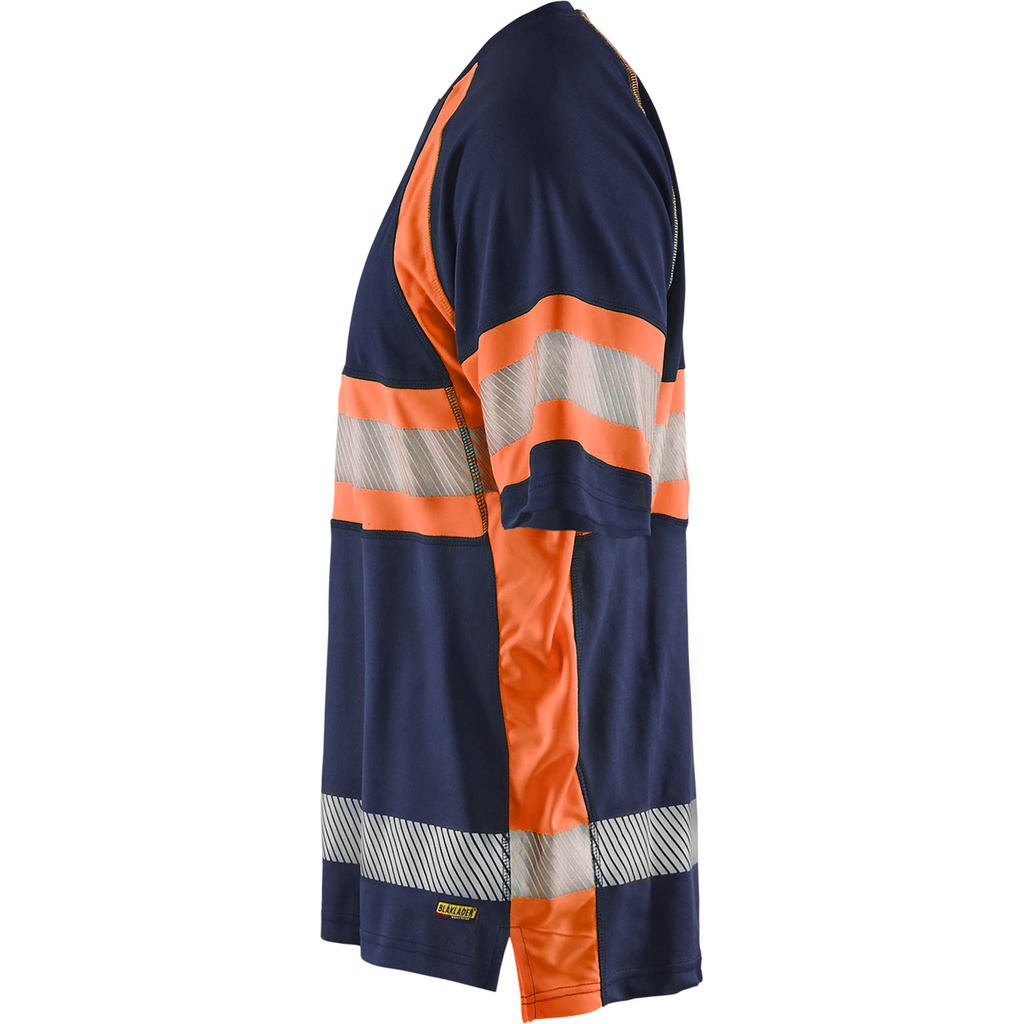 Blaklader High Vis UV Protection T-Shirt, Navy/Orange (3)