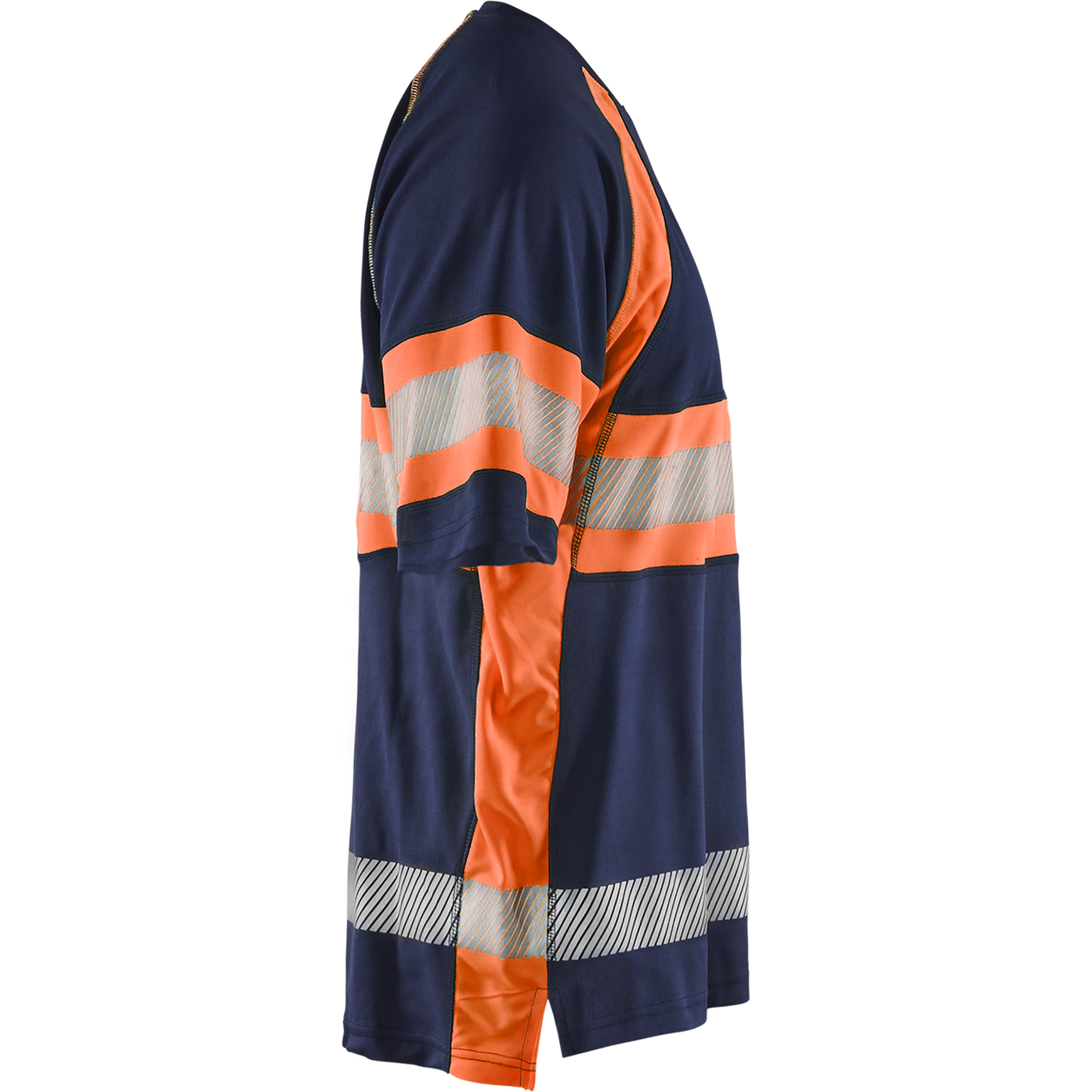 Blaklader High Vis UV Protection T-Shirt, Navy/Orange (2)