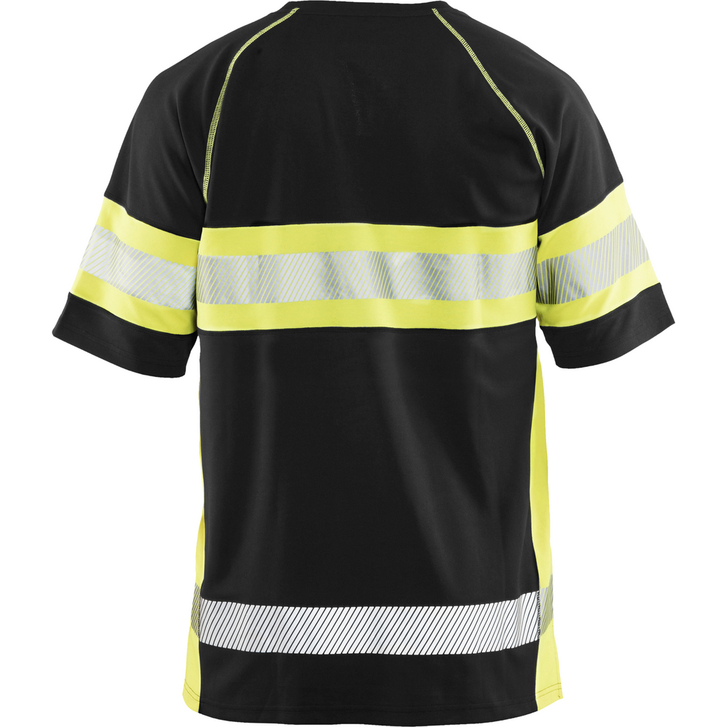 Blaklader High Vis UV Protection T-Shirt, Black/Yellow (4)