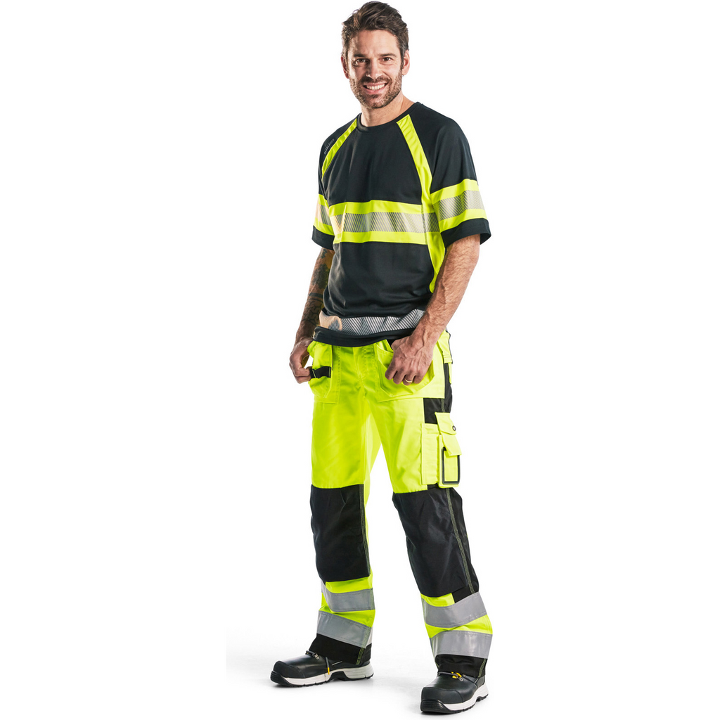 Blaklader High Vis UV Protection T-Shirt, Black/Yellow (5)