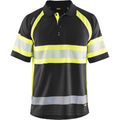 Blaklader High Vis UV Protection Polo Shirt, Black/Yellow