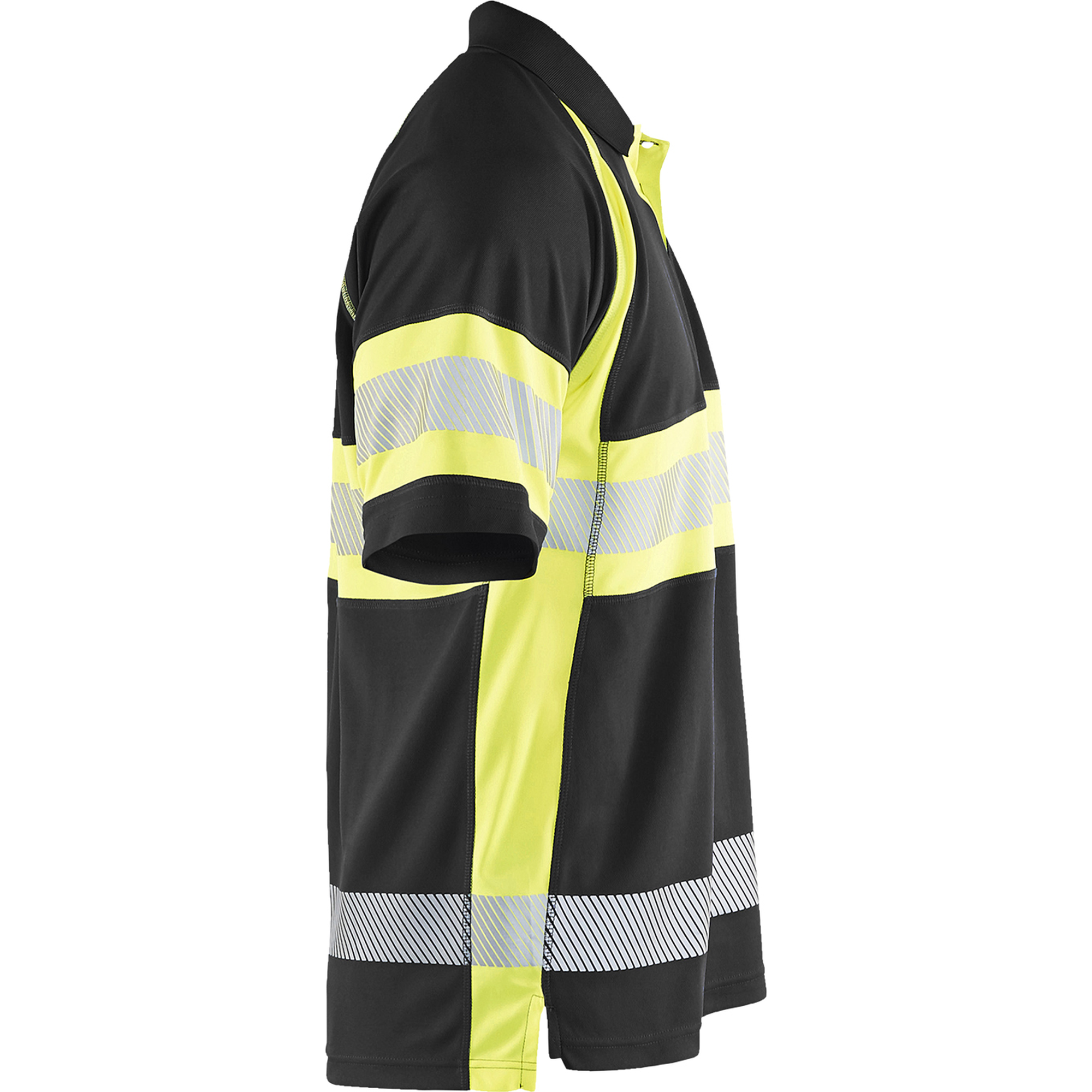 Blaklader High Vis UV Protection Polo Shirt, Black/Yellow (2)