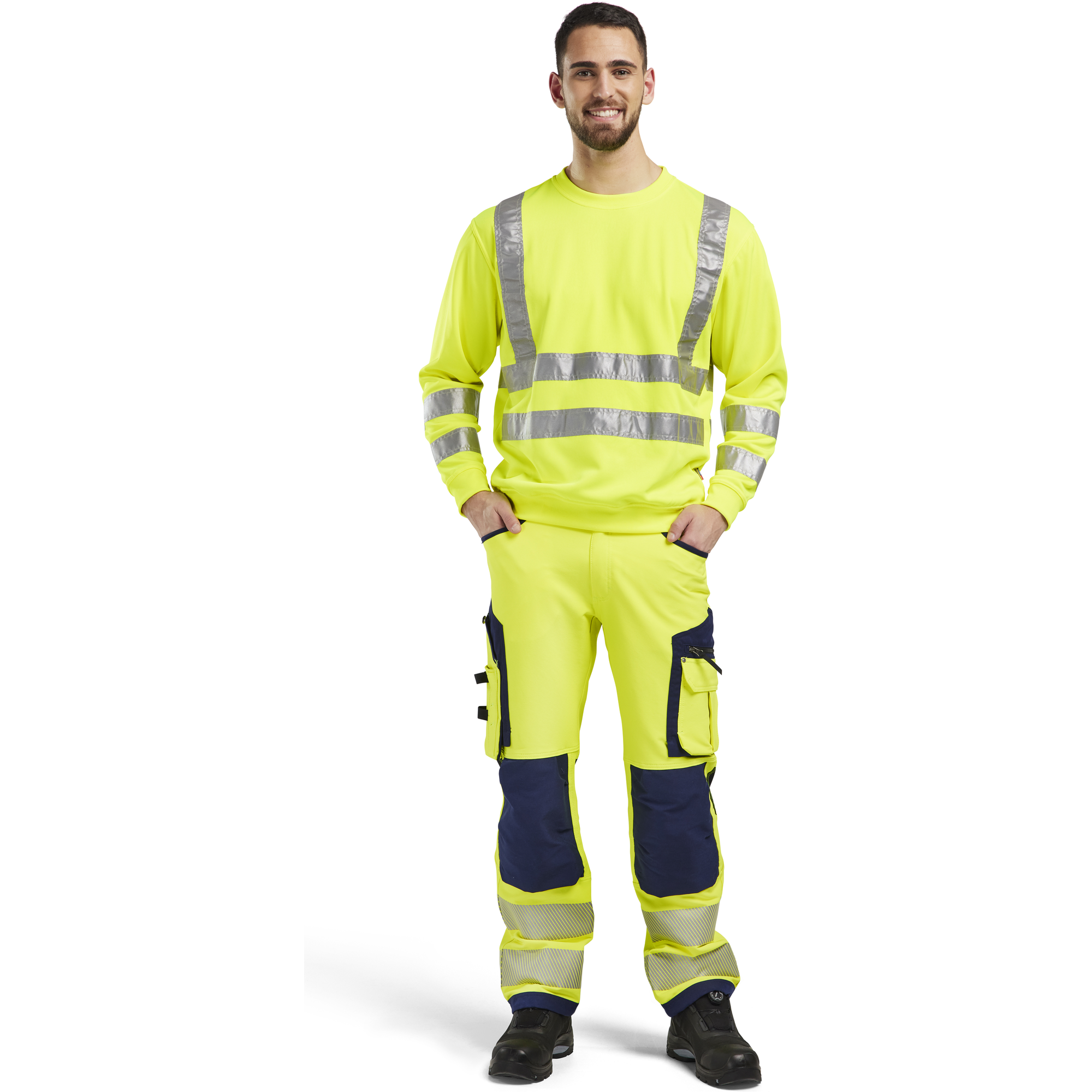 Blaklader Hi-Vis Sweatshirt, Yellow (5)