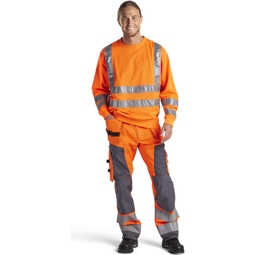 Blaklader High Vis Sweatshirt, Orange (4)