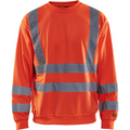 Blaklader High Vis Sweatshirt, Red